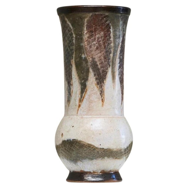 Studio Pottery Vase by Jean Guyaux, Belgium, 1960s For Sale - Image 14 of 14