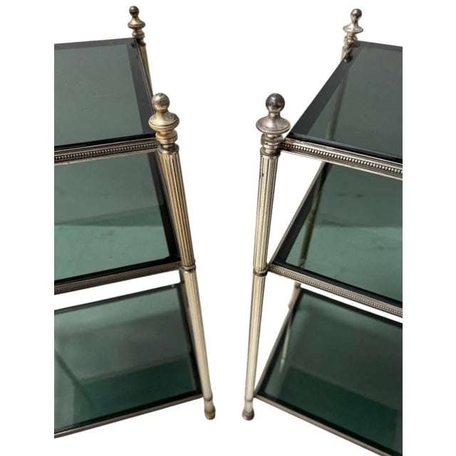 Hollywood Regency Side Tables by Maison Jansen, 1940s, Set of 2 For Sale - Image 9 of 10