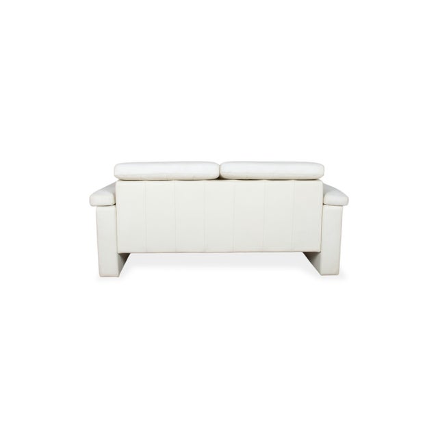 Model 4000 2-Seater Sofa in Cream Leather from Rolf Benz For Sale - Image 10 of 12