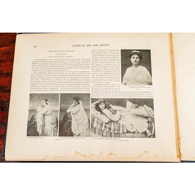 Amazing American Art and Artists Antique Victorian Illustrated Book Reference For Sale In New York - Image 6 of 10