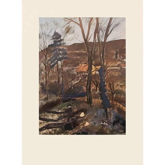 1947 After André Dunoyer De Segonzac "Les Baliveaux", First Edition Period Lithograph For Sale