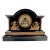 Antique Ansonia Black Mantel Clock “Verona” Model With Open Escapement For Sale