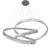 Collection Orione 2.0 Chandelier in Metal and Crystal by Jago For Sale