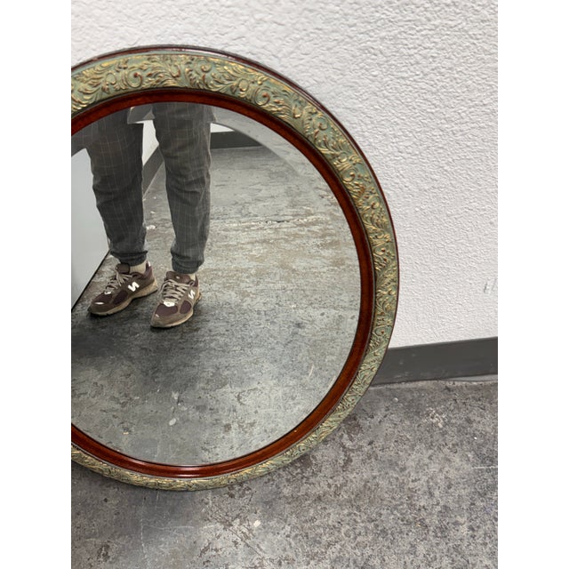 Late 20th Century The Uttermost Company Oval Wall Mirror For Sale - Image 5 of 12