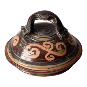 Vintage Studio Pottery Covered Dish