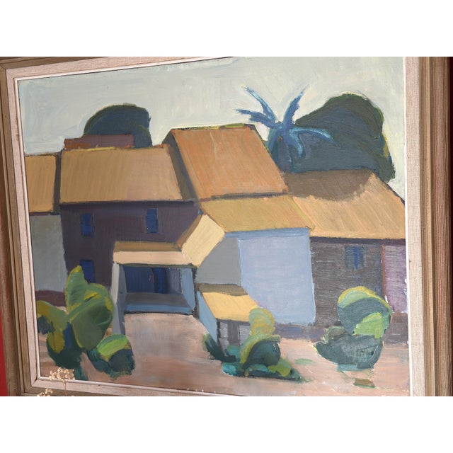 Tage Nilsson, Spanish House, 1960s, Oil on Canvas, Framed For Sale - Image 12 of 13