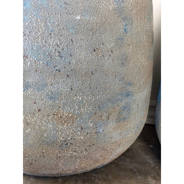 Pair of Monumental Crucible Planters - Atelier Vierkant Style Egg Pot For Sale - Image 4 of 10