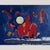 Blue Isabel Serrahima, Moonlit Seascape, Oil Painting For Sale - Image 8 of 8