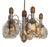 Murano and Chrome Glass Chandelier from Mazzega, 1960s For Sale