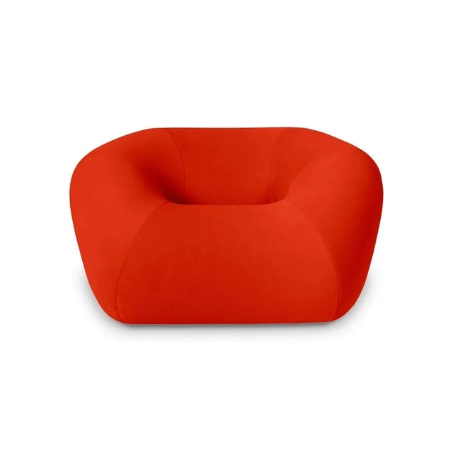 Origami armchair by royal stranger dimensions: d 95,5 x w 110 x h 72 cm. Sh: 47 cm. Materials: fabric and wood. Weight:...