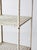 Wood Vintage White Wicker Etagere Shelf With Drawer For Sale - Image 7 of 17