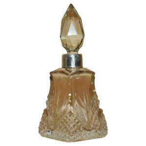 Antique Sterling Silver Perfume Bottle in Cut Crystal from Henry Perkins & Sons, 1905