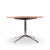 Knoll Florence Knoll Mid Century Walnut and Chrome Oval Dining Table For Sale - Image 4 of 7
