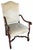 Michael Taylor Pair of Michael Taylor Scalamandre Cut Velvet Upholstered Armchairs For Sale - Image 4 of 7