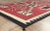 Textile Southwestern Red Navajo-Style Rug With Storm Pattern - 09'00 X 11'09 For Sale - Image 7 of 9
