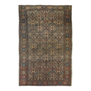 Antique Persian Rug 4'7'' x 6'10'' For Sale