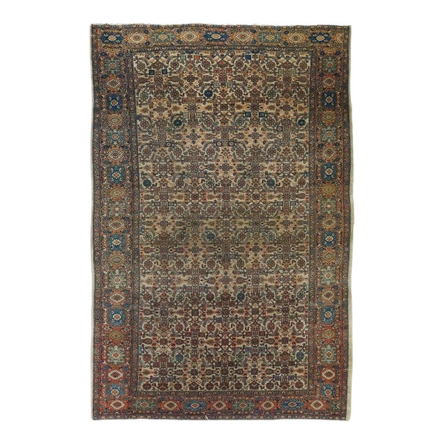 Antique Persian Rug 4'7'' x 6'10'' For Sale