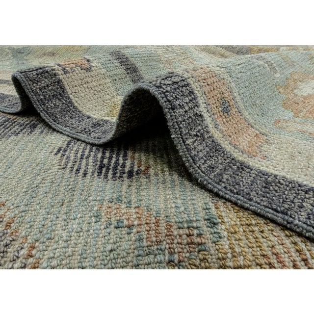 Turkish Oushak Rug 8'3" x 10'6" For Sale In Houston - Image 6 of 8