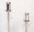 Silver Gorham Maestri 1950s Silver Plated Italian Candle Holders Bauhaus Style, Pair For Sale - Image 8 of 13