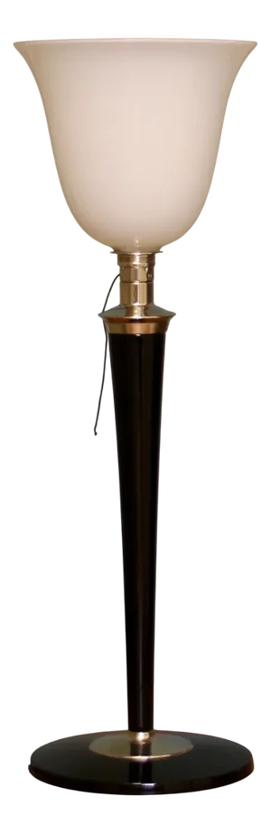 Art Deco French Table Lamp from Mazda, 1950s