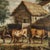 19th Century Central European School Artist, Bucolic Landscape with Figures and Animals, 19th Century, Oil Painting on Canvas, Framed For Sale - Image 5 of 12