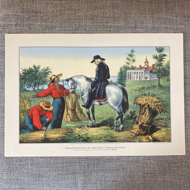 1951 Travelers Currier & Ives Framing Prints – Vintage Americana Art Set - Set of 12 For Sale - Image 11 of 12