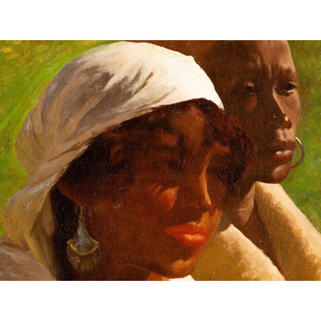 Period: 20th century Style: Orientalism Condition: Perfect condition Material: Oil painting Length: 71 cmHeight: 53 cm. A...