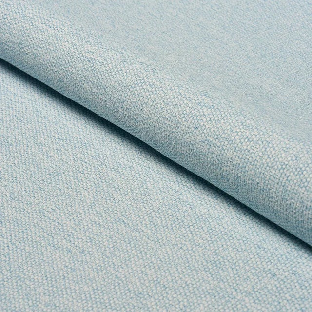 SAMPLE - Schumacher Gus Indoor/Outdoor Fabric In Sky For Sale