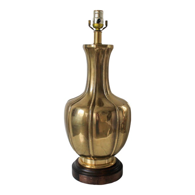 Vintage Brass Table Lamp For Sale