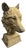 English Cast Stone Wolf Head Bust For Sale