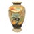 Antique Japanese Satsuma Moriage Vase With Gilded Enamels For Sale
