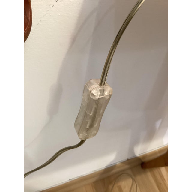 Mid-Century Modern Vintage Glass Table Lamp, Italy, 1970s For Sale - Image 3 of 9