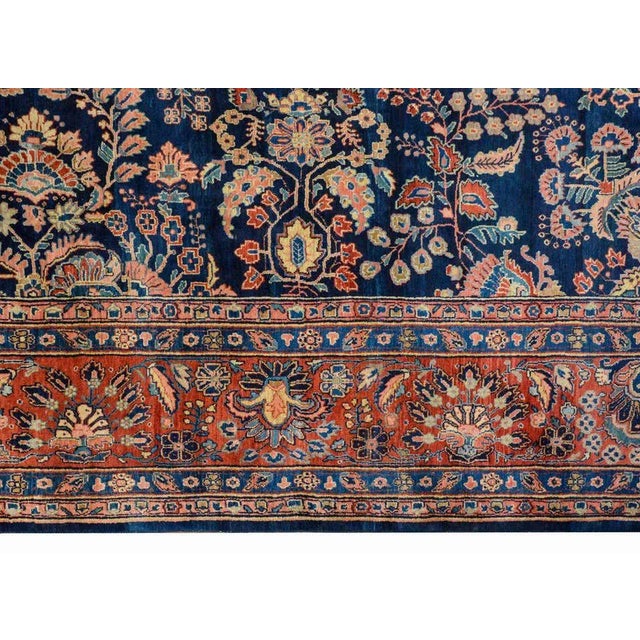 Early 20th Century Mohajeran Rug For Sale - Image 9 of 11