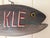 Vintage New England-Style Hand-Carved Fish Bait & Tackle Folk Art Sign For Sale - Image 11 of 13