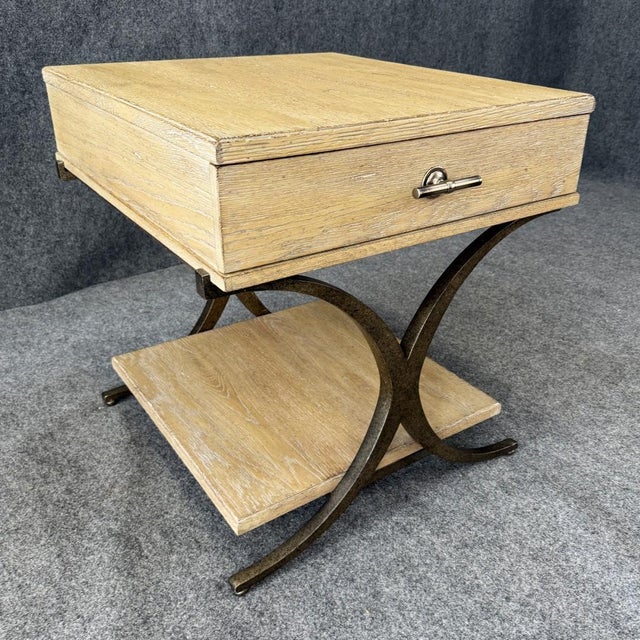 Contemporary Stanley Furniture Windward Dune End Table For Sale - Image 3 of 11