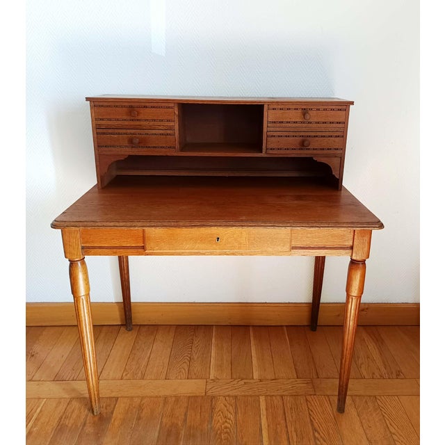 Art Deco Tiered Desk, 1940s For Sale - Image 9 of 17