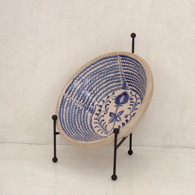 Fajalauza Enamel Bowl Spain, 1950s For Sale - Image 4 of 9