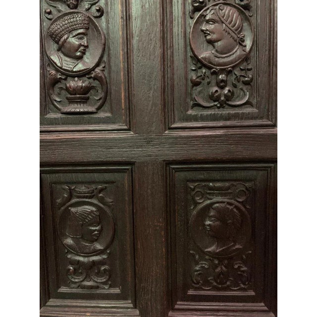 Renaissance Style Three-Door Storage Cabinet For Sale - Image 9 of 17
