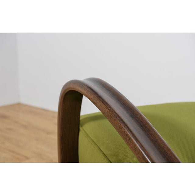 Green Model H-269 Lounge Chair by Jindřich Halabala for Up Závody, 1930s For Sale - Image 8 of 14