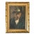 Vintage Framed Oil Portrait on Canvas For Sale