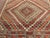 Brick Red 1960s Embroidered Nomadic Rug - 69" X 118" For Sale - Image 8 of 11