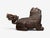 Chinese Export, Opposing Foo Dogs, Solid Teakwood, Glass, China, 19th C. For Sale - Image 11 of 18