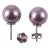 This is part of Chairish’s Fine Jewelry assortment. Estate Tahitian pearl stud earrings. These stud earrings are crafted...