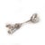 1930s 1930s Platinum GIa Certified Natural Pearl Diamond Jabot Pin For Sale - Image 5 of 8