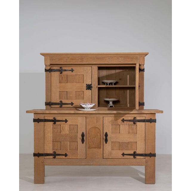 Black 19th Century France Brutalist Black Wood Credenzas & Sideboards For Sale - Image 8 of 11