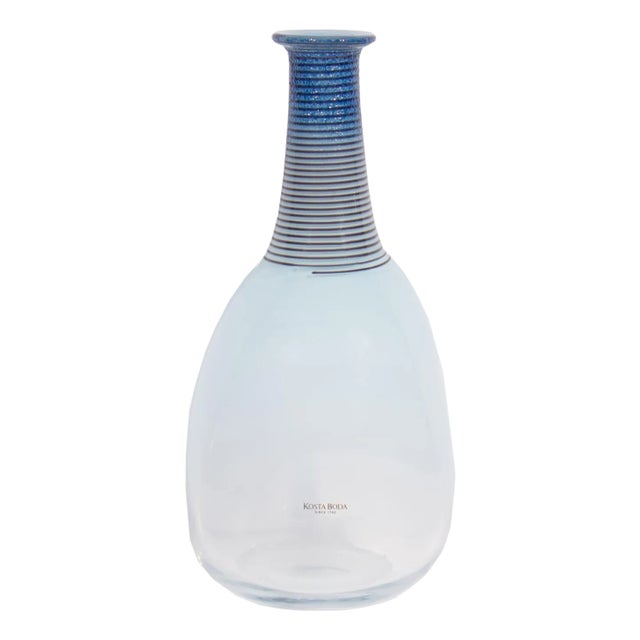 Bertil Vallien Kosta Boda “Spirit” 40133 Glass Vase For Sale