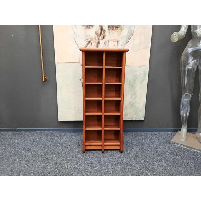 Fantastic freestanding shelf, made in Denmark. Manufactured by Beni Møbler in the 1970s. Made of solid teak. Beautiful and...