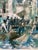 Blue Lucien Fontanarosa, Salute Venezia, 1970s, Artwork on Paper For Sale - Image 8 of 10