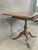 Imperial Furniture, Grand Rapids Vintage Mahogany Drop Leaf Entry Table | Federal Style Pedestal Side Table For Sale - Image 4 of 7