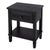 Traditional Flagstaff 20 in. W Rectangular Cane and Wood 1 Drawer Nightstand with Lower Open Shelf, Washed Black For Sale - Image 3 of 11